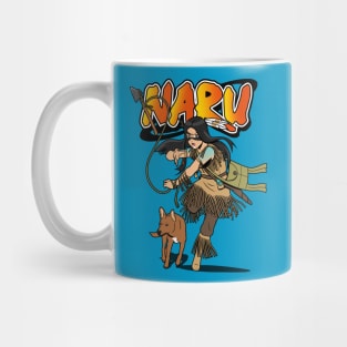 Native Indian Alien Fighting Warrior Ninja Shinobi Parody Mug
